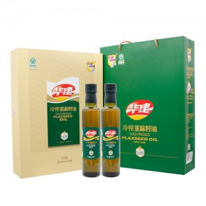 華建誠(chéng)鑫 冷榨亞麻籽油250mlx4瓶