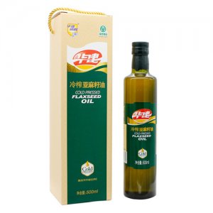 華建誠(chéng)鑫 冷榨亞麻籽油500ml