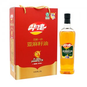 華建誠(chéng)鑫 亞麻籽油1Lx2瓶
