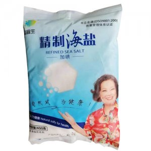 鹽宜生精制加碘海鹽400g