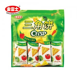 金富士蔬菜三角餅干128g