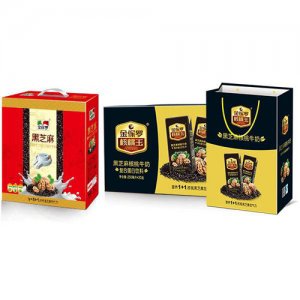 金保羅黑芝麻核桃牛奶復(fù)合蛋白飲料箱裝