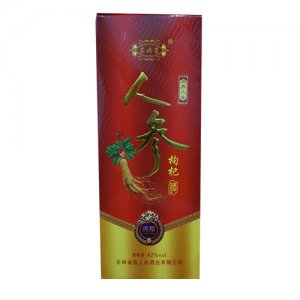 狼人谷東北蒙人參枸杞酒盒裝