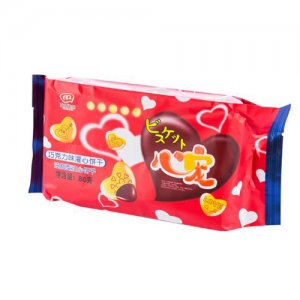 濱崎商超休閑餅干-心寵灌心餅（巧克力味）