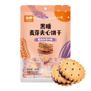 濱崎黑糖麥芽夾心餅干