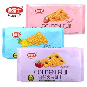 金富士320克夾層餅干