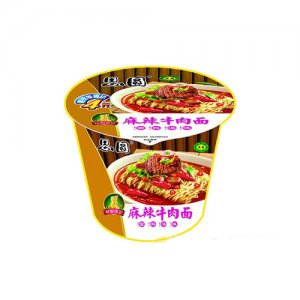 思圓麻辣牛肉面桶裝