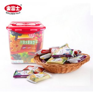 金富士夾層禮罐