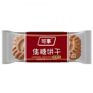 可事焦糖餅干黑糖味稱重