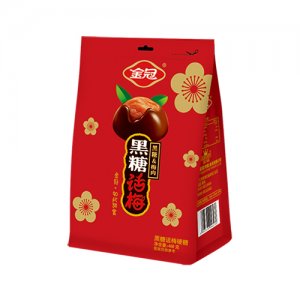 金冠418克黑糖話梅硬糖直立袋