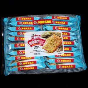 米老頭素食海苔普通韌性餅干袋裝