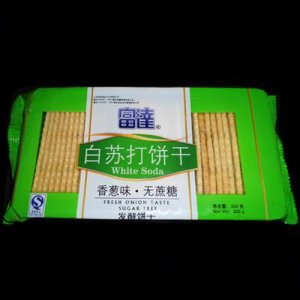 富達(dá)白蘇打無蔗糖發(fā)酵餅干香蔥味