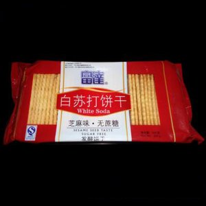 富達(dá)白蘇打無蔗糖發(fā)酵餅干芝麻味