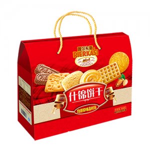 啤爾卡斯什錦餅干手提禮箱800g