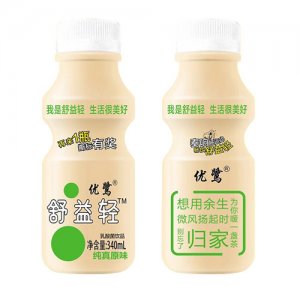 優(yōu)鷺舒益輕乳酸菌飲品原味340ml