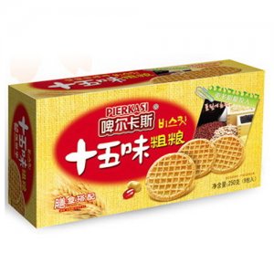 啤爾卡斯250g十五味粗糧餅干