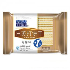富達(dá)白蘇打餅干青稞味100克