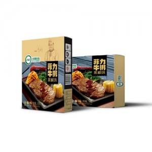 灃瑞元菲力牛排(黑椒味) 190G