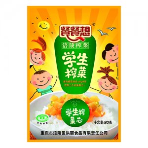 餐餐想學(xué)生榨菜芯80g