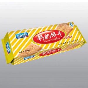 業(yè)康鈣奶餅干黃色裝
