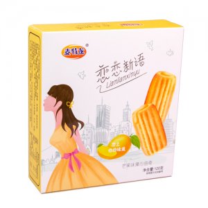 麥特龍戀戀新語芒果臻心曲奇120g盒裝
