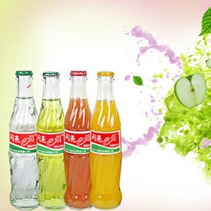 閃亮e族玻璃瓶碳酸汽水