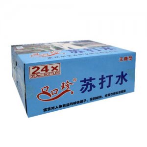 口口珍蘇打水無(wú)糖350mlx24