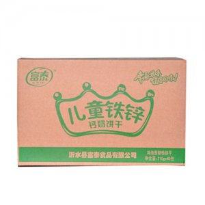 富泰兒童鈣奶餅干箱裝