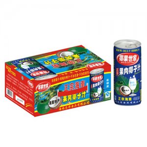 椰果世家果肉椰子汁245mlx20