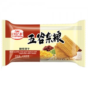 好億多五谷雜糧酥性餅干紅