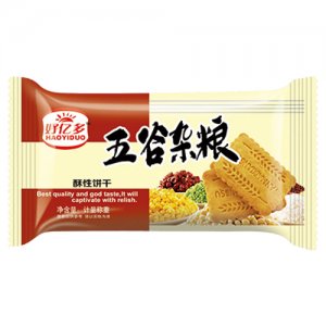 好億多五谷雜糧酥性餅干紅袋裝