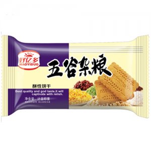 好億多五谷雜糧酥性餅干藍(lán)
