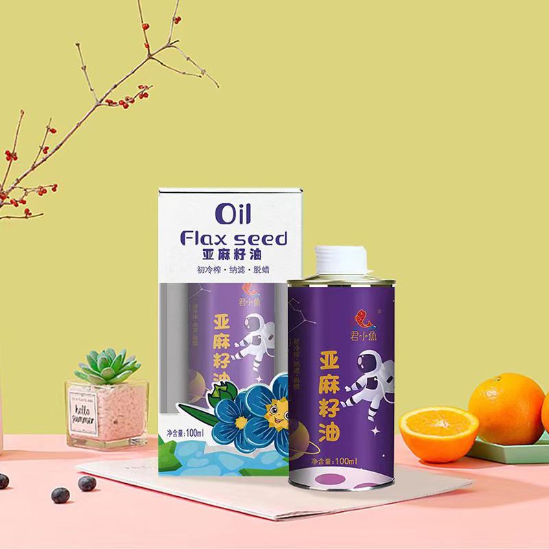 君小魚亞麻籽油代加工-OEM貼牌源頭代工廠