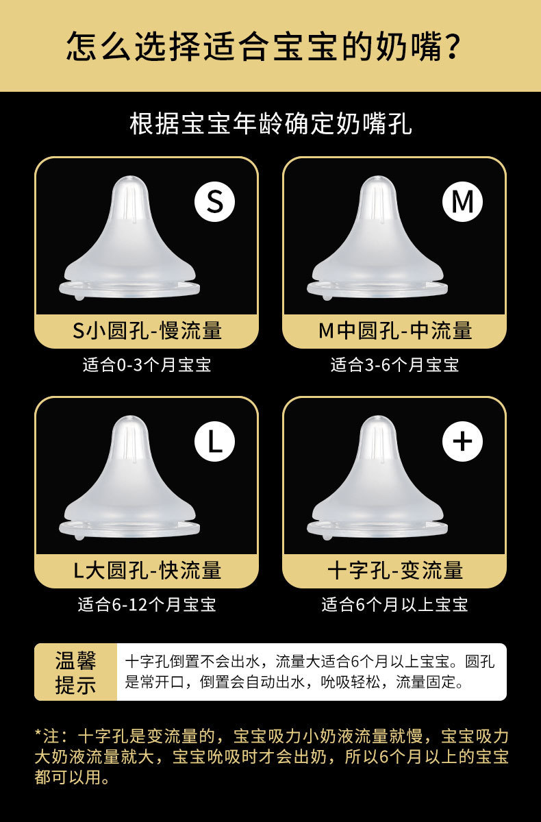 寬口徑奶嘴自然實(shí)感耐咬耐嚼奶嘴代加工oem,價(jià)格美麗