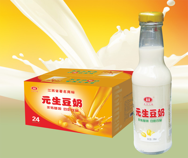 瓶裝營養(yǎng)豆奶 植物蛋白飲料.jpg