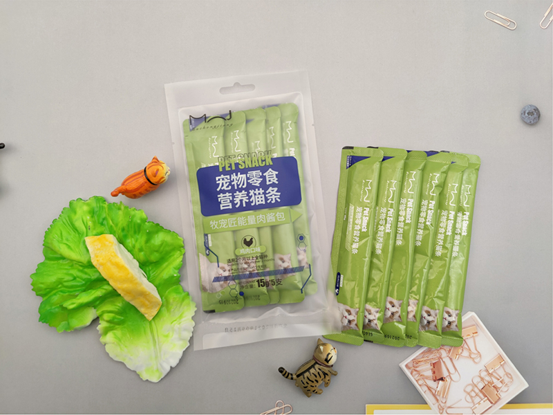 牧寵匠能量肉醬包雞肉口味廠家批發(fā) 寵物零食營養(yǎng)貓條OEM/ODM貼牌代工