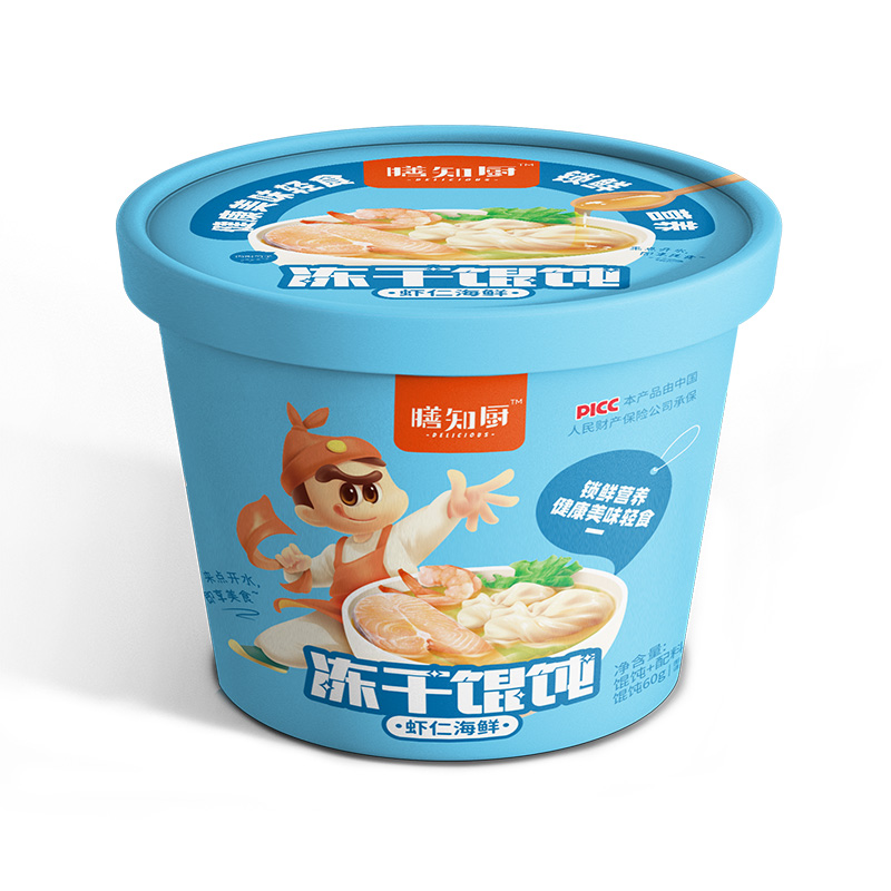 膳知廚凍干餛飩蝦仁海鮮60克OEM 凍干混沌貼牌代加工.jpg