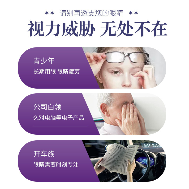 藍(lán)莓葉黃素酯壓片糖果0.6g 100片瓶裝一件代發(fā)葉黃素片藍(lán)莓片3.jpg