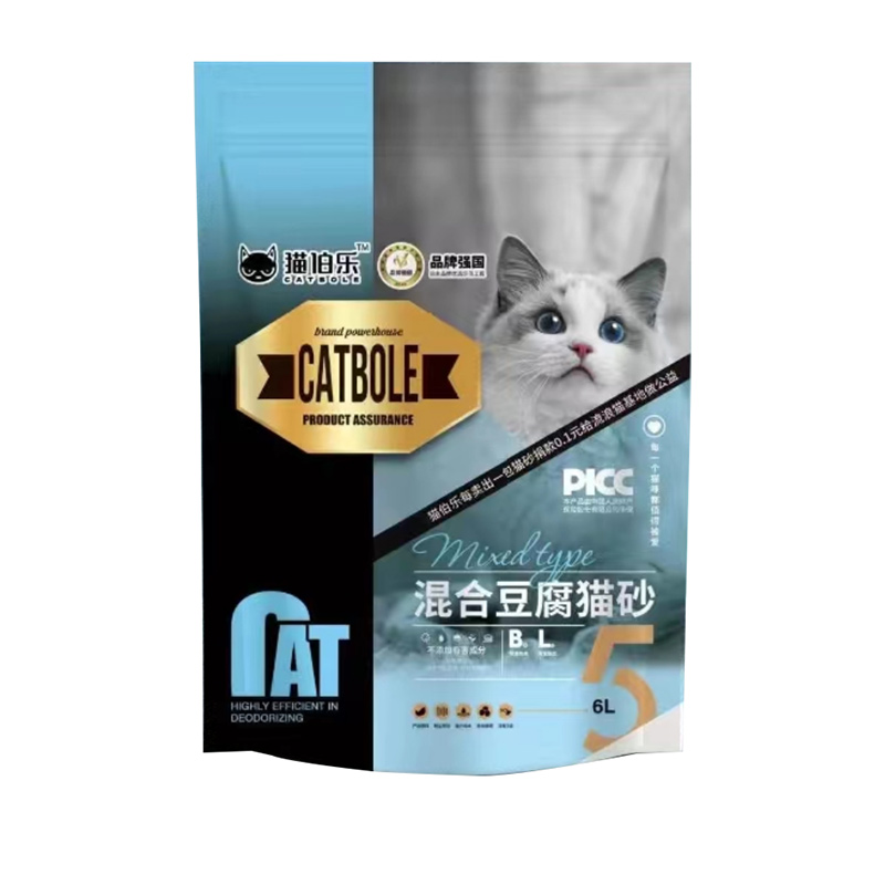 混合豆腐貓砂OEM貼牌,首選源頭廠家_成本少利潤高