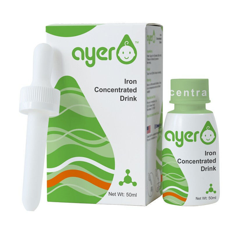 艾兒鐵濃縮飲液ayer艾爾鐵新生嬰兒補(bǔ)鐵寶寶貧血滴劑50ml 90ml.jpg