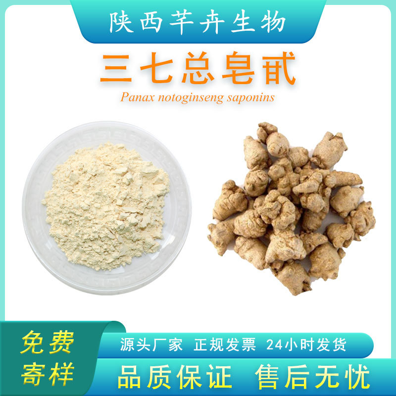 三七總皂苷80% 三七皂甙 藥典標(biāo)準(zhǔn)液相檢測 100g 袋 廠家包郵.jpg