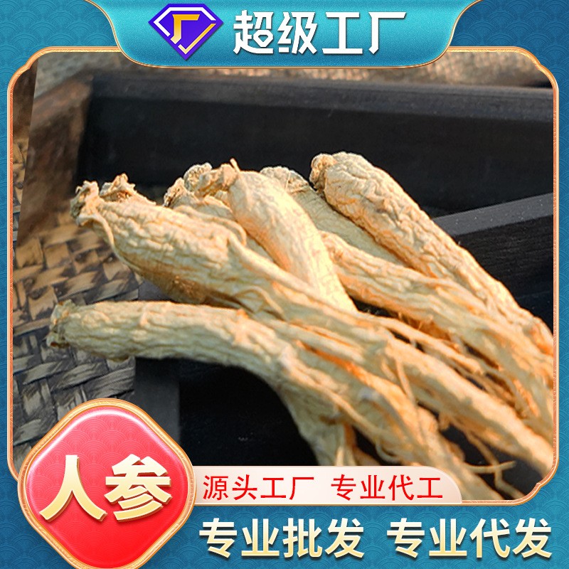 正品無硫干人參批發(fā)火鍋煲湯泡酒100g200g袋裝整枝生曬參山參代發(fā).jpg