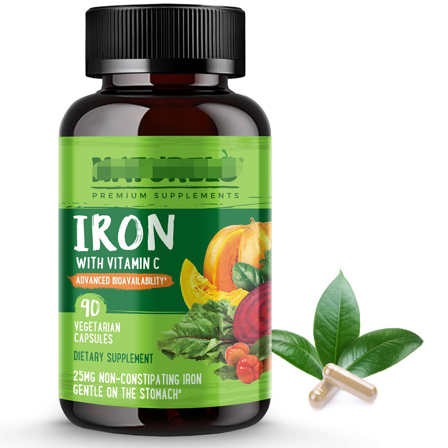 IRON WITH VITAMIN C 膠囊貼 牌O EM美國保健品跨出口一件代發(fā).jpg