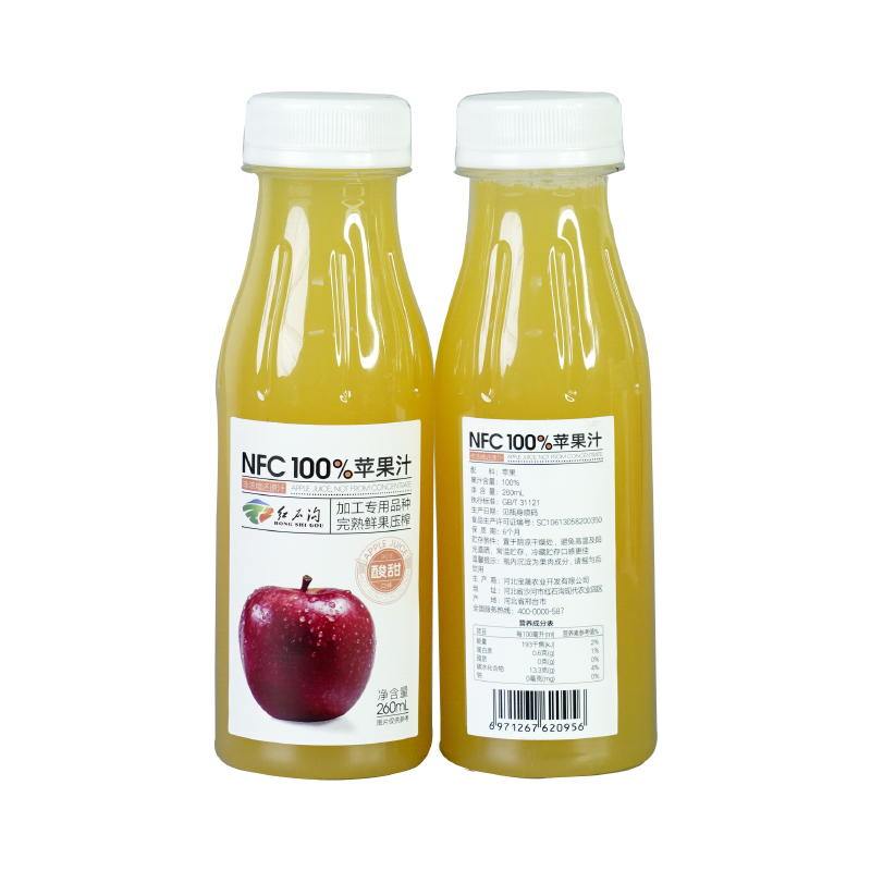 紅石溝 NFC蘋果汁260ml.jpg