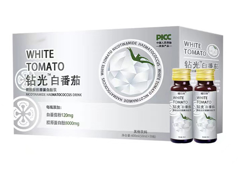 膳研堂健康產(chǎn)業(yè)（河南）有限公司 - 鉆光白番茄煙酰胺膠原蛋白肽飲代加工,小批量可靈活生產(chǎn),成本低,價格優(yōu),出貨快,讓您的生意更輕松