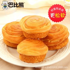 巴比熊手撕千層面包貼牌定制代加工