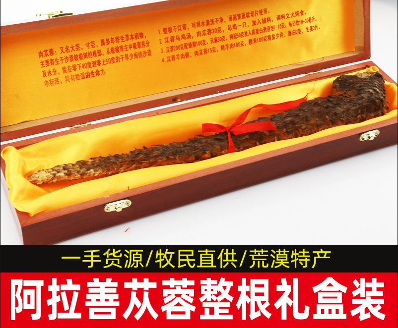 內(nèi)蒙古阿拉善整根禮盒裝肉蓯蓉貼牌OEM/ODM