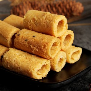 盒裝泰國零食進(jìn)口手工雞蛋卷酥OEM/ODM代加工