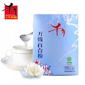 【千年食品】原生態(tài)百合粉210g代加工貼牌OEM/ODM