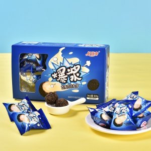 爆漿曲奇小丸子夾心巧克力貼牌定制代加工